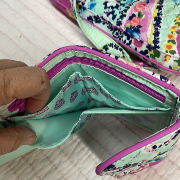 Vera Bradley Triple Zip Crossbody and Wallet - Picture 10 of 16